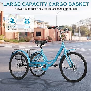 Amazon.co.jp: 24インチの大人用三輪車、大人用ドリフトトライク